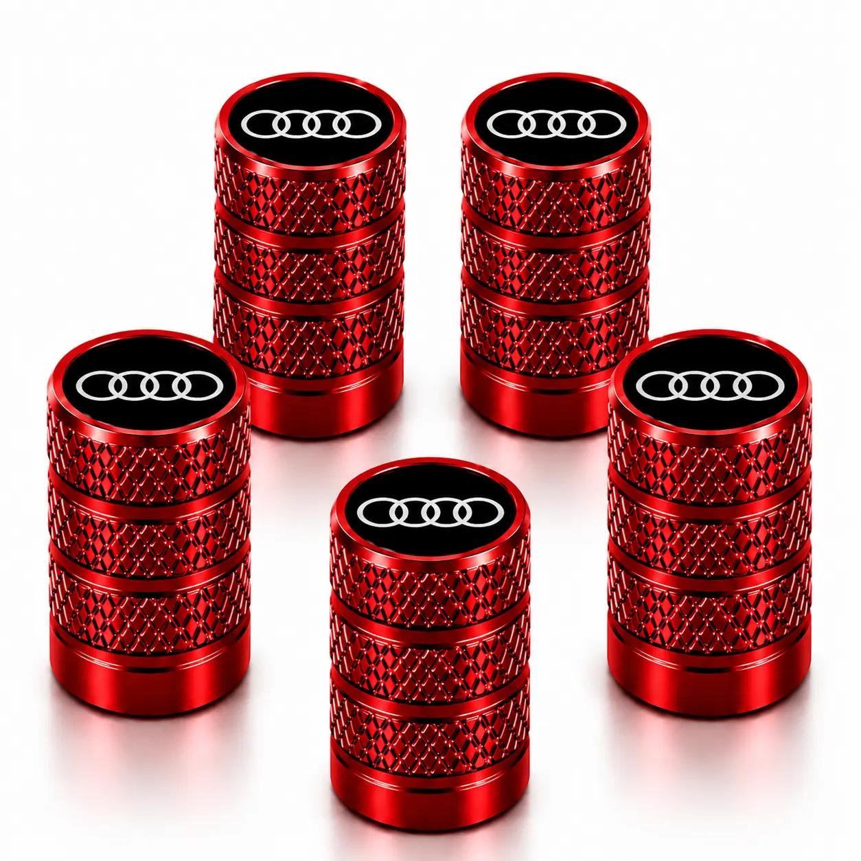 For Audi / Red / 5-Pack