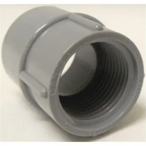 212 MAIN PVC Schedule 40 Female Adapter - 0.5 in. Threaded End, Solvent Weld Compatible, Threaded Pipe Fitting, Models 26974097, 5140043C