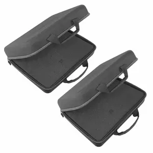 Clutch CL-E161205BK Premium Multipurpose Padded Shell Utility Cases with Cushion 16"W x 12"H x 5"L Duo Package