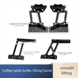 DIY Folding Rack Spring Hinge, Adjustable Coffee Table Top Mechanism, Furniture Lift Hinges, Hardware Components for Home Decor