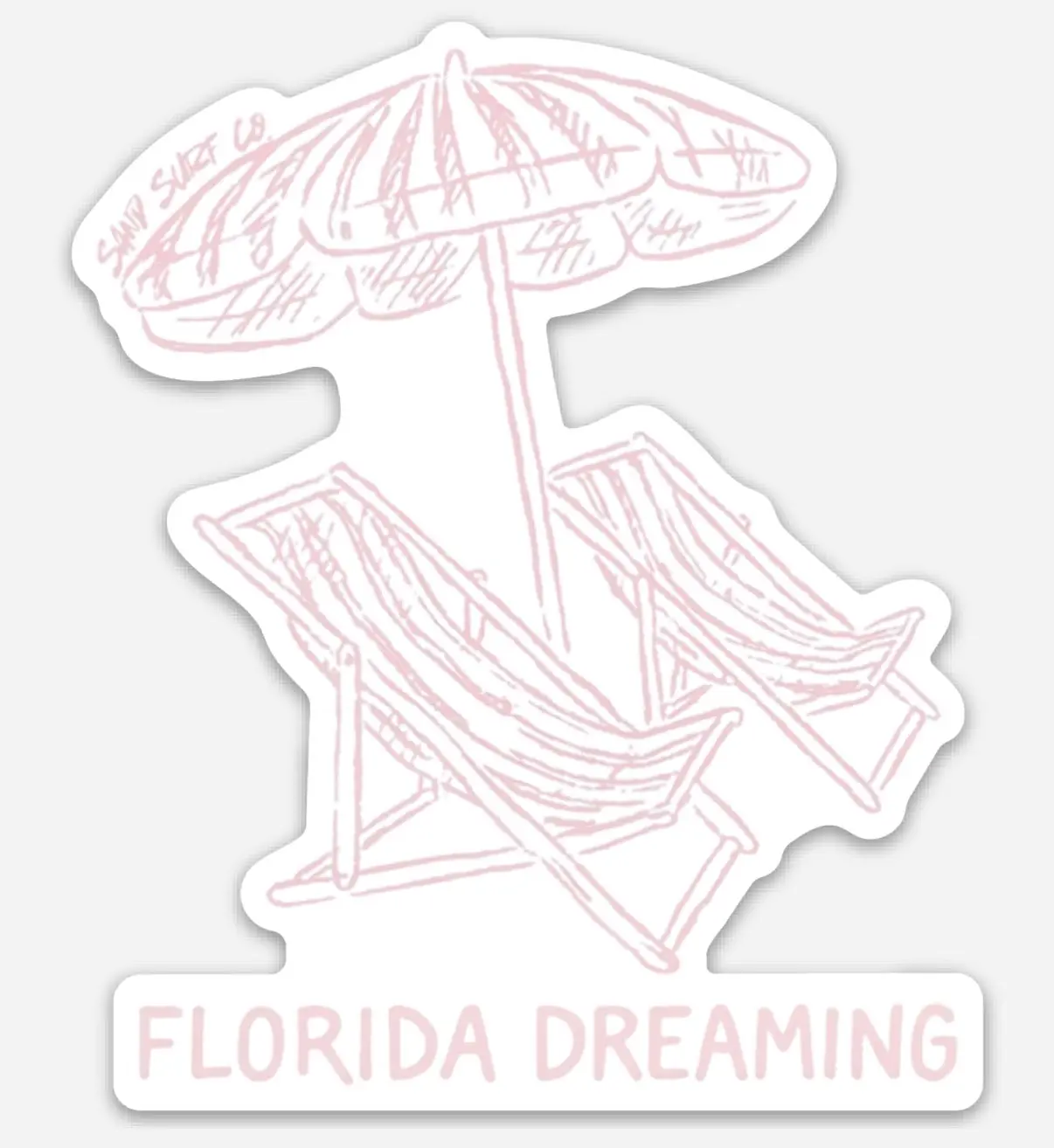 Sand Surf Co. Florida Dreaming Sticker
