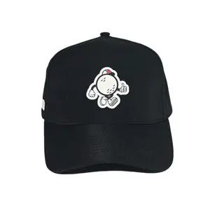 "Black"Snapback Golf Hat