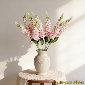 10pcs Artificial Light Pink Hyacinth Flowers, High-end and Elegant Faux Plastic Simulated Blooms. Durable and Low-maintenance, Suitable for Daily Indoor/outdoor Home Decor, Office Decoration, and Garden Floral Arrangements. Ideal for Universal Use
