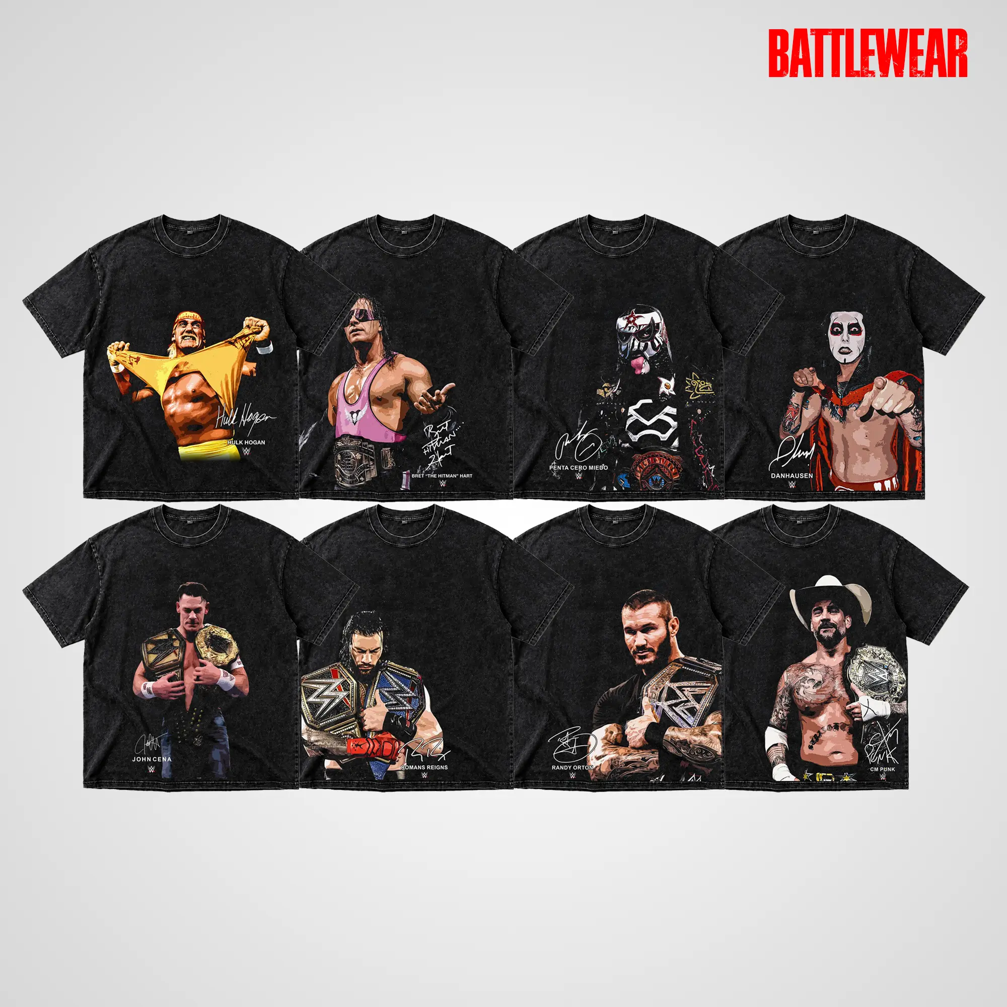 WWE Wrestlers Collection Tee, WWE Wrestlers Tshirt WWE Fan, WWE Superstars Tee, WWE Champions Sports Shirt, Gift for Him Gift For Her Crewneck Cotton Top