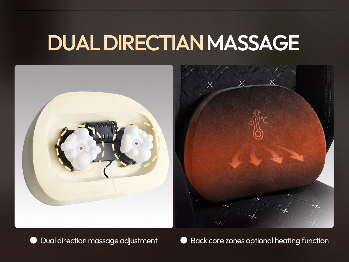 Dowinx Gaming Chair with Heated Massage Lumbar Support,Big and Tall Fabric Gaming Chairs for Adults with Footrest, Ergonomic Computer Game Chair with Poket Spring Cushions, 350lbs