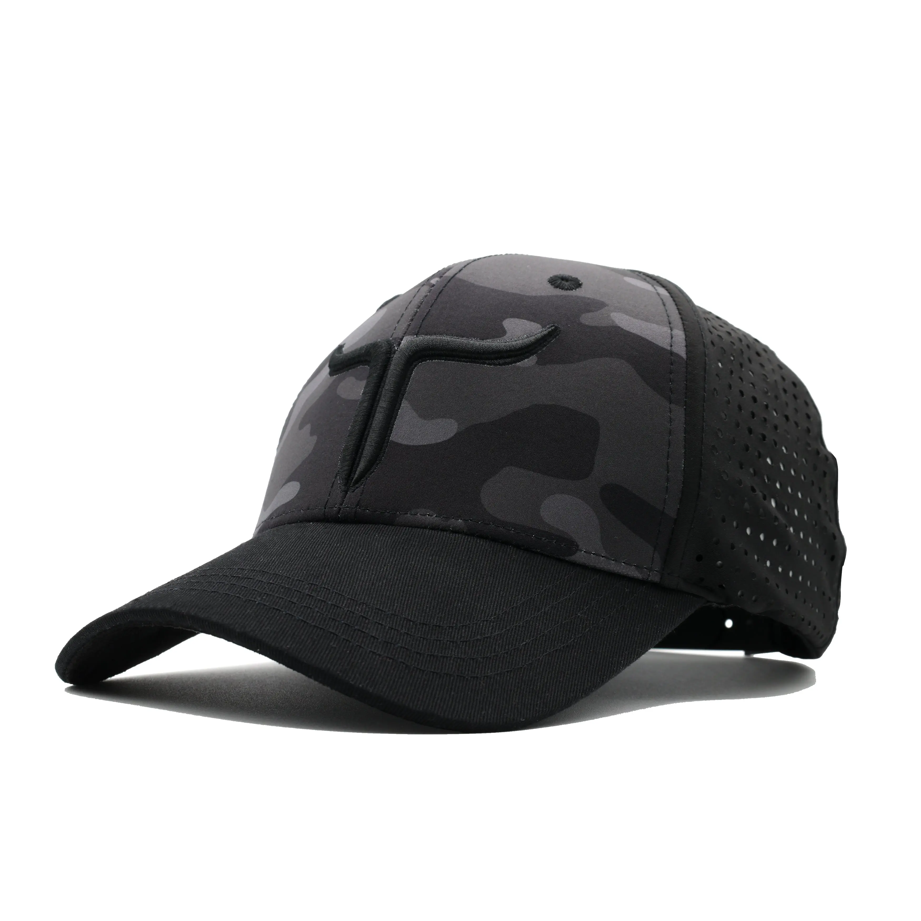 Cattle Ranch Cap - Camo Edition, cap, Snapback Closure, Trendy Design Trucker Hat Trucker Style