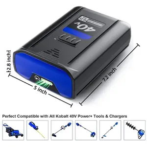 6.0Ah 40V For Kobalt Replacement Lithium Battery Max KB440-03 KB540-06 KB245-06 6.0Ah 40V For Kobalt Replacement Lithium Battery Max KB440-03 KB540-06 KB245-06