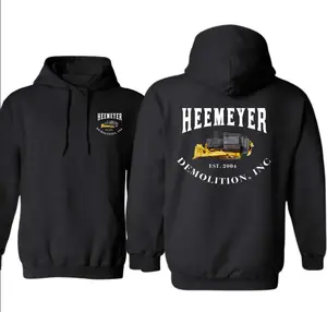 Heemeyer Demolition Hoodie - Bulldozer Design Shirt - Trendy Hoodie for Men and Women Menswear Sweaters