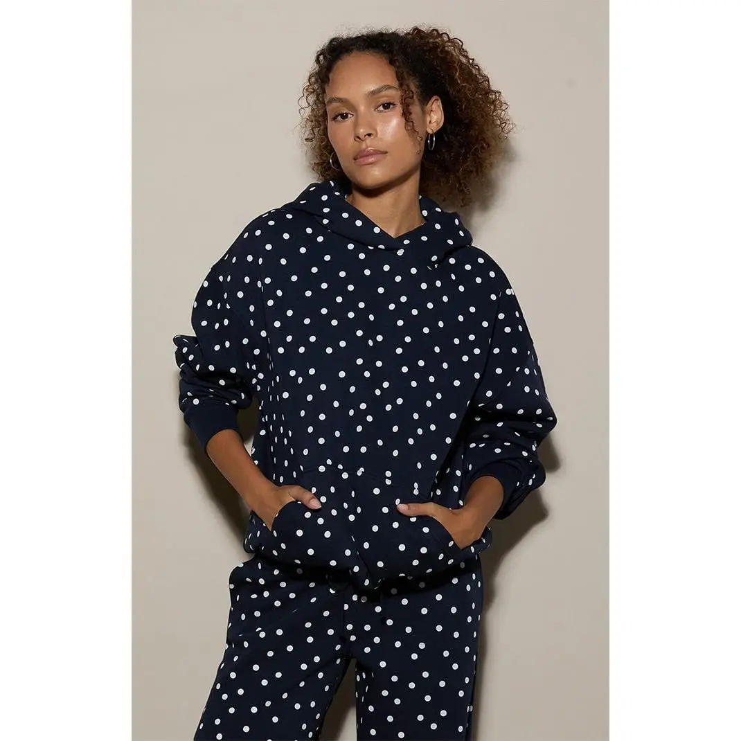 LA Hearts Women's Polka Dot Hoodie