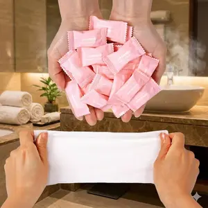 Mini Portable Compressed Towel, Disposable Cleaning Beauty Thick Face Towel, Outdoor Travel Sports Camping Essential, Small Carry-On Hygiene Cleaner