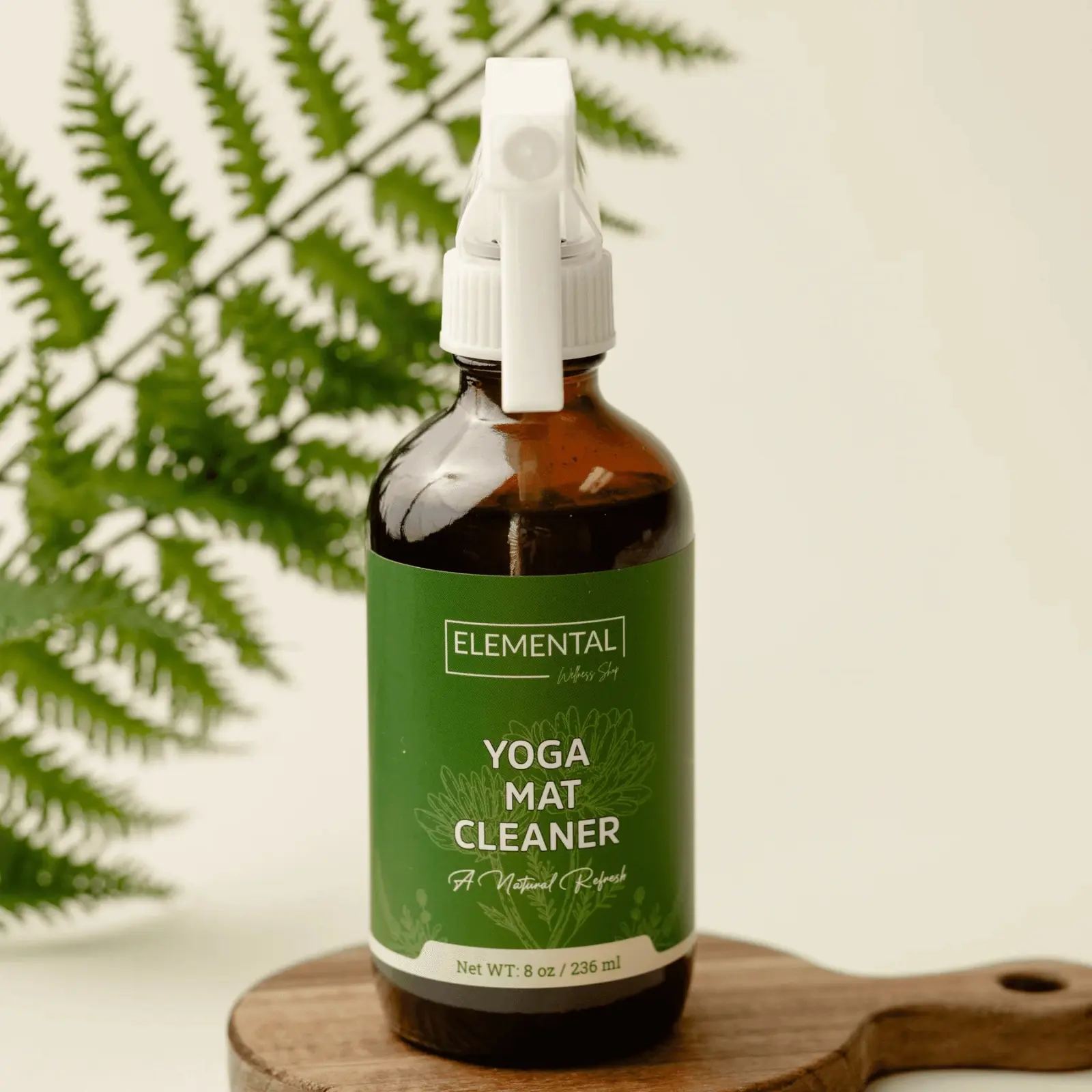 Elemental Yoga Mat Cleaner – Natural 8 oz Spray | Fresh, Non-Toxic, Multi-Surface Use