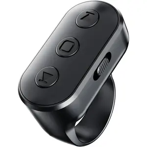 X-RTC07 Fingertip Scrolling Ring Remote - Smartphone Accessories for Mom, TikTok, Snapchat, Instagram Shorts, YouTube; Wireless Page Turner Clicker for Kindle App, iPhone, iPad, Android Phone, Tablet
