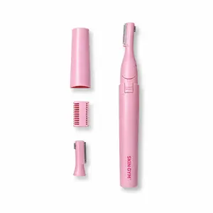 Skin Gym Barefuzz Pro Dermaplaning Facial Trimmer, Electric Facial Shaver for Personal Care & Beauty Grooming