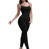 SHAPERX  Full Body Shapewear Tummy Control High Waisted Leggings Stretchy Bodysuit Black Sculpting