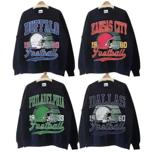 [Sale Up To 55%] Unisex All Teams Football Sweatshirt - Black Color, Vintage Football Sweatshirt All Teams, Sport Classic Sweatshirt, Gift For Football Fan, Crewneck Menswear