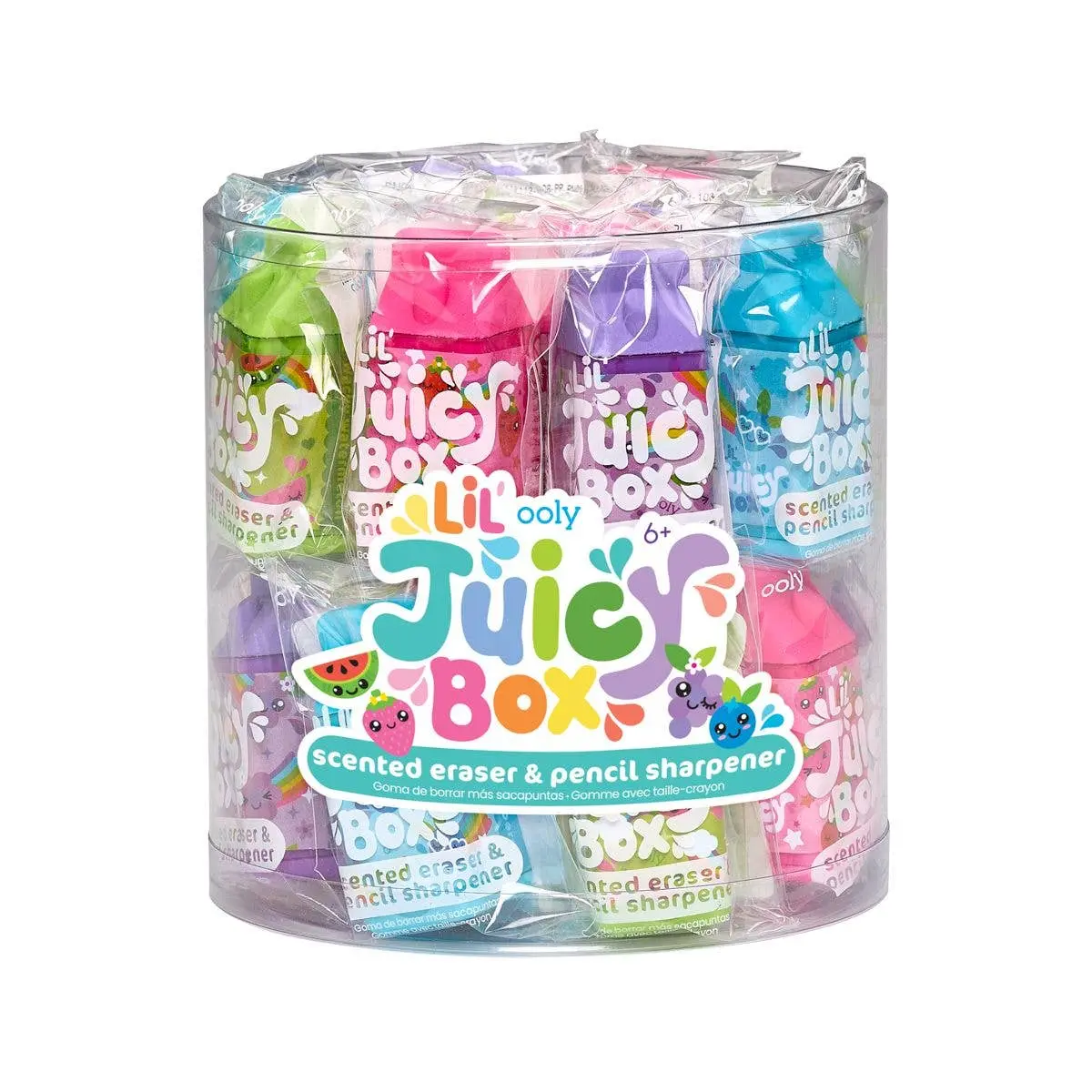 Lil' Juicy Box: Scented Eraser + Sharpener