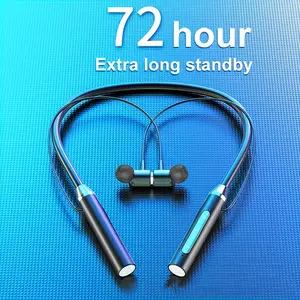 New Wireless Neck Earphone with ENC Noise Reduction High-Quality Call Sports Running Driving Holiday Gifts Electronic Headset