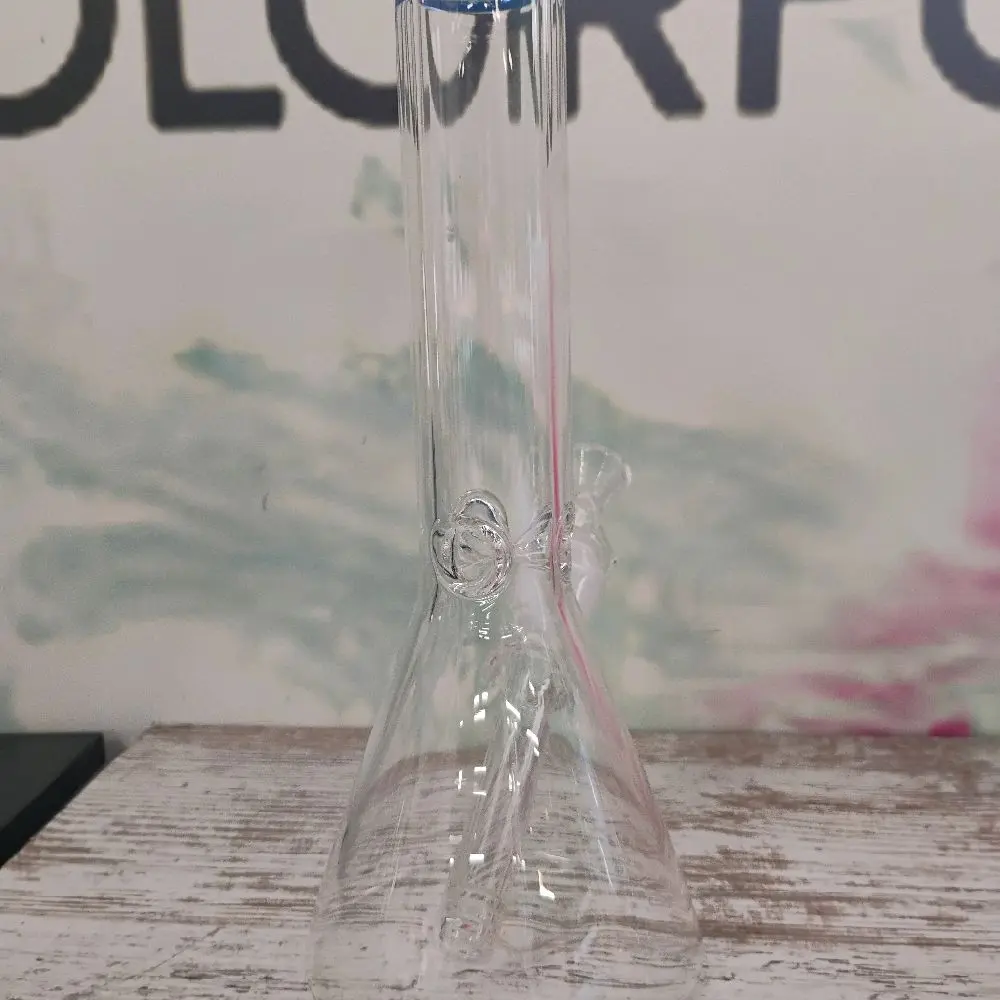 8-in Clear Glass Heat-Resistant Beaker, Home Decor for Water