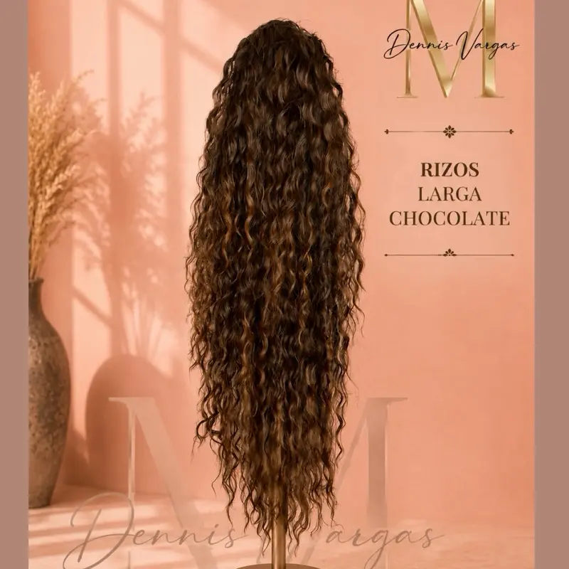 Curly Chocolate Ponytail 28”