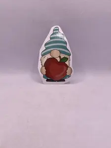 Gnome with Apple Sticker + 2 Mystery Stickers