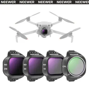NEEWER FL-C67 4-Pack ND & CPL Filter Set Compatible with DJI Mini 5 Pro Drone, Camera Lens Filters for Aerial Photography & Video