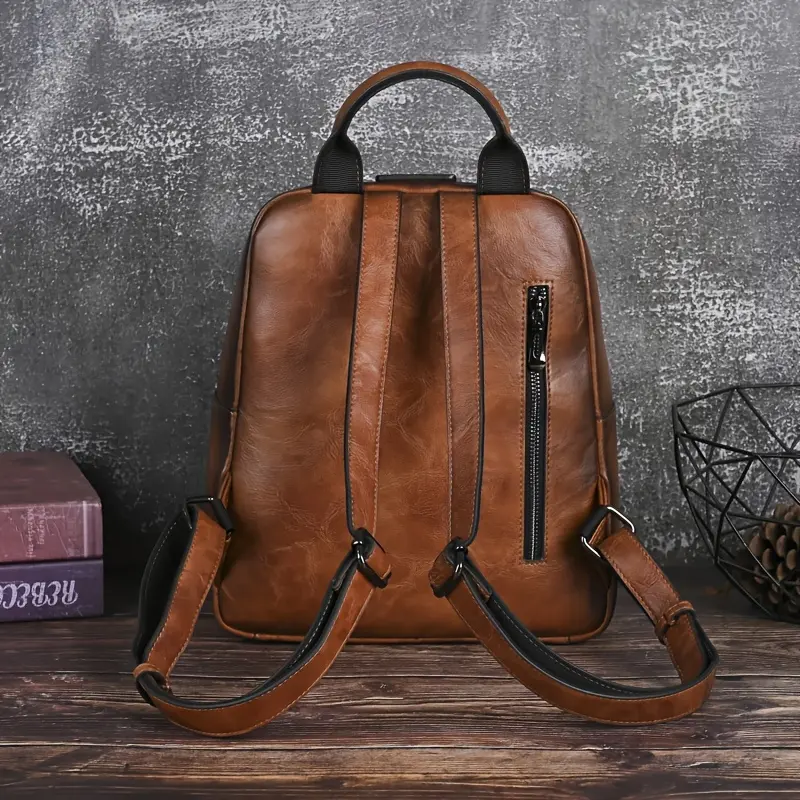 Aesthetic Vintage Backpack Purse for Women | Brown Leather Look Lace Print Satchel | Trendy Casual Daypack for Work & Coffee Dates - TikTok Shop Aesthetic Vintage Backpack Purse for Women | Brown Leather Look Lace Print Satchel | Trendy Casual Daypack for Work & Coffee Dates - TikTok Shop
