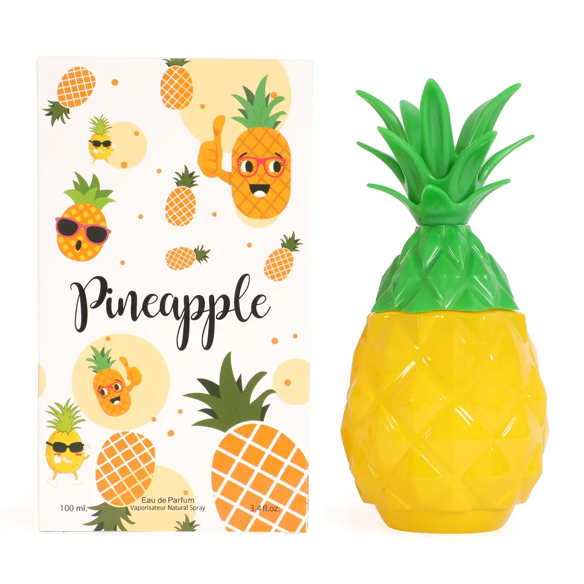 Pineapple Eau de Parfum Natural Spray Perfume for Women 100ml/3.4fl.oz. - Women's Fragrance