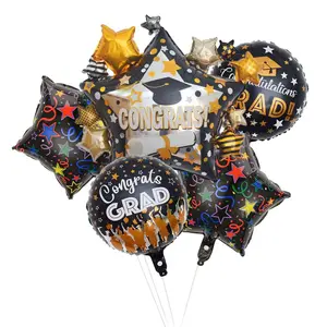 Graduation Balloons Class of 2026 Kit, 23 Inch Large Mylar Foil Balloons, Party Decorations, Balloon Arch Kit, Auto Sealing, Graduation Gifts