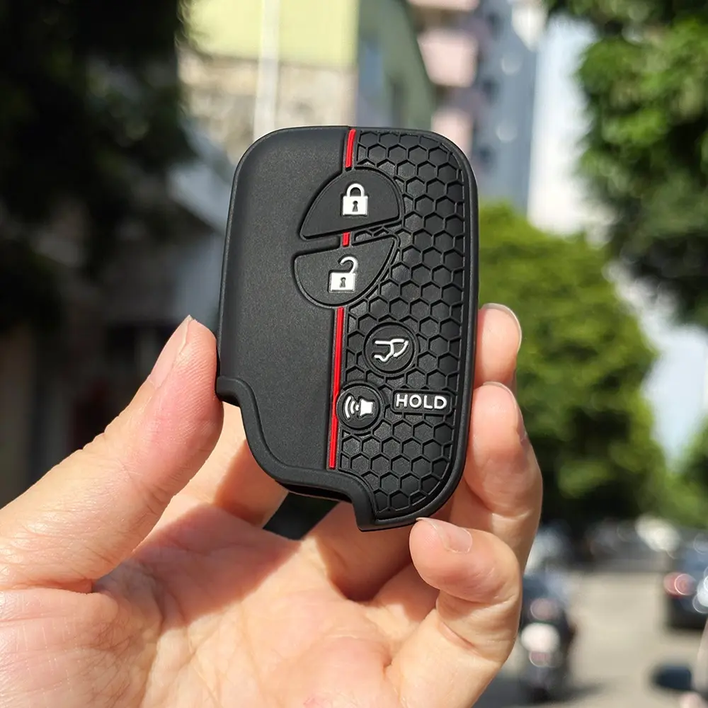 Silicone Key Protection Cover for Lexus Gx460 Rx350 Es350 Is250 Lx570 Is350 Gs430 Gs300 Gs450h, Simple Protection & Remote Function, Key Fob Protector, Key Fob Shell, Car Gadgets, Car Key Accessory