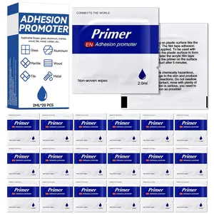 20 count Adhesion Promoter, High-Performance Adhesion Promoter for Plastic, Trim & Automotive Tape, Adhesive Primer Enhancing The Adhesion of Double-Sided Mounting and Molding Tapes (Zhunianji-001)