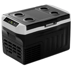 EUHOMY【2025】 12 Volt Refrigerator, 12V Car Fridge 22QT(21L) Portable Freezer(-4℉~68℉), Compressor Electric Cooler with 12/24V DC & 110-240V AC, Compressor Electric Cooler for Camping, Travel, Truck- Supports Multiple Models for Versatile Compatibility