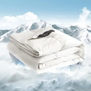 Royoliving Premium Lightweight Feathers Down Duvet Insert Comforter King Size Summer Cooling Blanket White, 100% Cotton Cover with Coner Tabs (106x90, 40 oz)