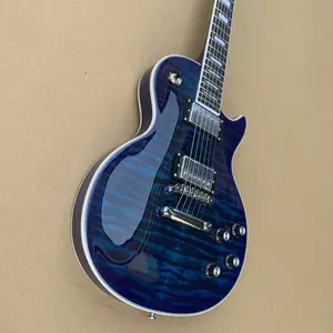 New Gibson Les Paul Custom 1960 Electric Guitar Mahogany Body With Tone-O-Matic Bridge In Blue Burst