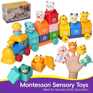 Children Learning Toys, Counting, Number Counting Blocks, Matching, Sorting Montessori Toys, Farm Animal Toys, Sensory Training, Finger Puppets, Birthday Gifts