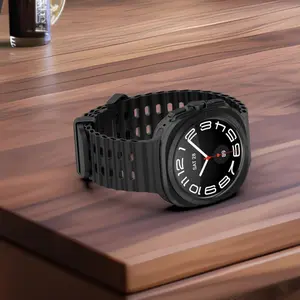 New Ocean Seamless Silicone Smartwatch Band for Samsung Galaxy Watch Ultra, Sport Replacement Strap, Smart Watch Straps, Smartwatch Accessories, Perfect Gift Choice