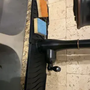 Bendable Silicone Sink Faucet Pad, Anti-Slip Drainage Protector, Water Splash Guard, Quick-Drying Kitchen & Bathroom Accessory, Easy-Clean Surface, Splash Proof