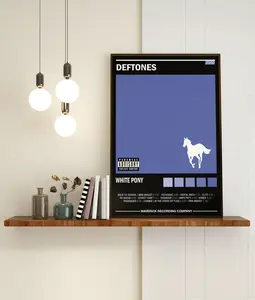 Deftones Poster | Deftones Album Cover | White Pony Album Wall Art | Home Decor | Music Gifts | Digital | High Quality Music Deftones v1  (Unframed)