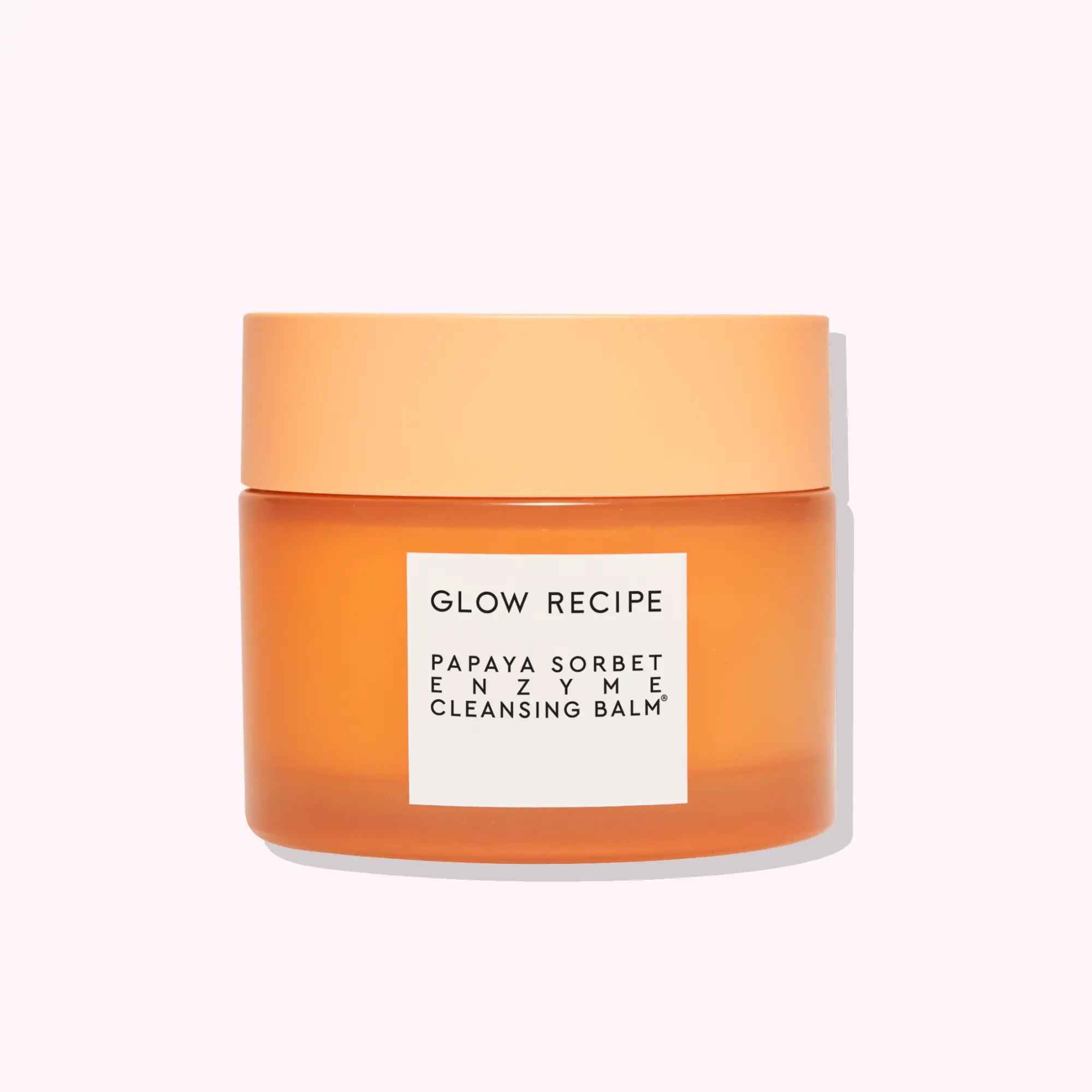 Glow Recipe Papaya Sorbet Enzyme Cleansing Balm - Lightweight Makeup Remover with Vitamins, Apricot & Blueberry for Double Cleansing and a Daily Glowup, Cleanser, Soft Skin, Even Skin Tone, Anti Aging, Skin Reset