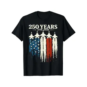 Flag Vintage 250 Years American 1776 2026 250th USA Birthday T-Shirt | Comfort Fit Men'S Tee, Crew Neck, Ultra Soft, Breathable, Moisture Wicking, Casual Summer Tee, Must-have Fashionable Tee