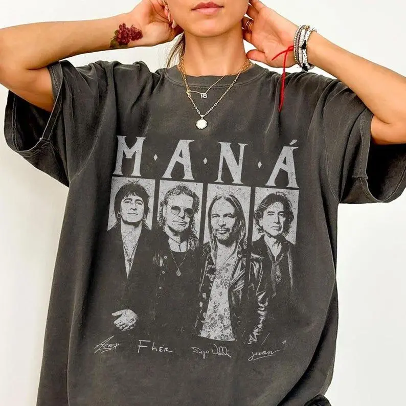 Mana Mexico Tour 2025 Music Vintage Shirt