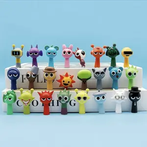 24pcs Sprunki Action Figures Set, MusicGame Collectible Dolls, Unique Christmas &Birthday Gifts for Adults & Youngsters,Whimsical Art Style Figurines, Perfect for Car& Desktop Decor, Holiday Gifts ToysetCollector Set Anime Design