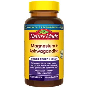 Magnesium 300 mg + Ashwagandha 125 mg Capsules