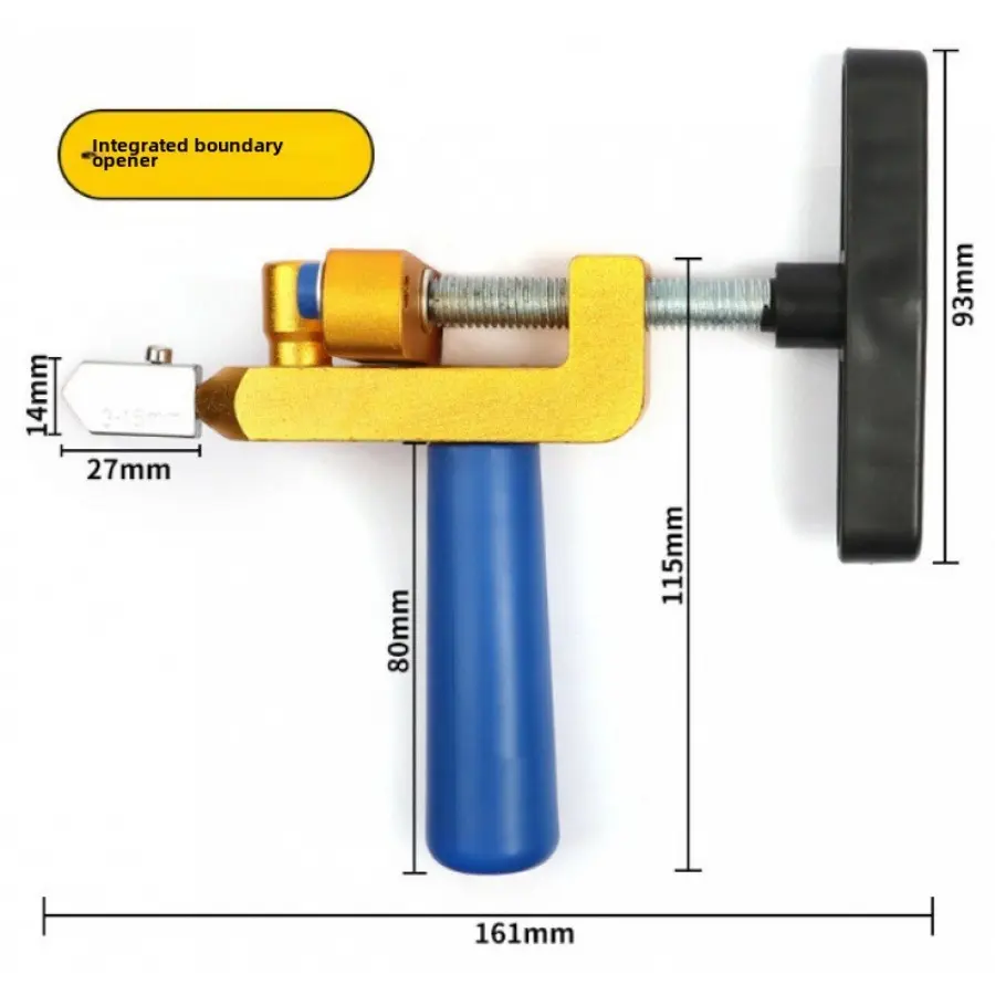 2 in 1 Portable Tile Cutter Glass Tile CutterTool Kit Manual Tile Cutting Tools for GlassPorcelain Tiles Ceramic Marble