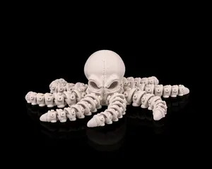 Skeleton Octopus - Articulated Body for Desk Decor