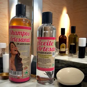 COMBO SHAMPOO ARTESANAL y Aceite Artesanal De BATANA CAPILAR Y Barra de Jabón De Batana - CON ACEITE DE BATANA, CANELA, ROMERO, GENGIBRE Y AJO- 3 piezas