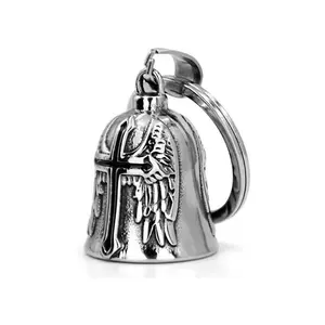 Biker Bell for Motorcycles, Motorcycle Gear, Christmas Halloween Gremlin Guardian Design, Good Luck Riding Spirit Bell Accessory for Men & Women, Bike Accessories