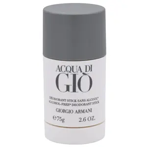Giorgio Armani Acqua Di Gio Scented Deodorant Stick for Men - 2.6 oz New Male Deodorant Block, Jasmine & Citrus Fragrance, Fresh Odor Control Body Care Products