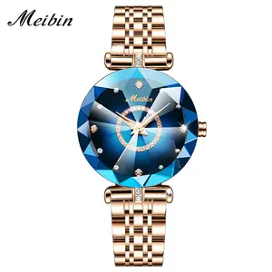 [Labaoli]Meibin Women's Elegant Fashion Quartz Watch, Modern Fashionable Wristwatch, Fashion Watch for Party, Daily Clothing Decor, Trendy All-match & Exquisite Watch for Birthday Gift. gold and silver jewelry