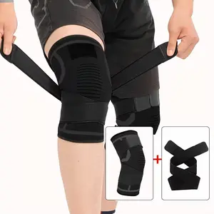 Professional 2pc Knee Brace | Compression Sleeve for Weightlifting & Running | High-Performance Gym Gear.Adjustable Compression Knee Sleeve | 2pc Knee Support for Pain Relief & Daily Stability | Ergonomic Compression Sleeve for Injury Prevention