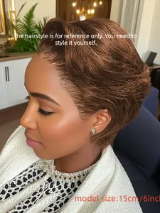 Pixie Cut Real Human Hair Wig Short Wigs 13x4 Lace Frontal Wigs Human Hair Pre Plucked Pixie Cut Wig Natural Looking For Women Glueless Bob Wig